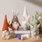 Easter Gnomes Decorations, 4Pcs Plush Easter Bunny Egg Carrot Handmade Swedish Tomte Elf Stuffed Doll Rabbit